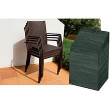 Green Lovell Outdoor Stacked Chairs Cover